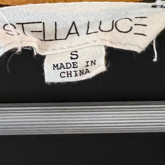 🟣Stella Luce Black Sleeveless Tank – Size Small - Picture 4 of 4